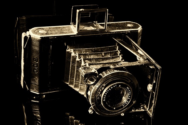 Cinema camera professionale configurata per le riprese in studio